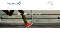 Desktop Screenshot of footfactor.com