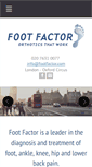 Mobile Screenshot of footfactor.com